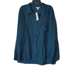 NWT Westbound button down shirt top plus size